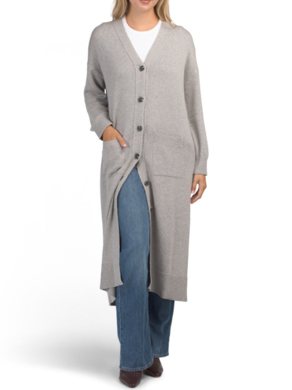 525 AMERICA Wool Blend Duster Cardigan